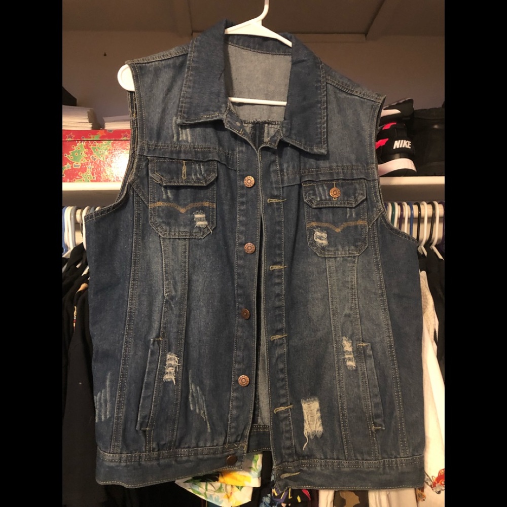 Men’s Jean Vest